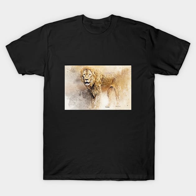 Lion Wild Animal Safari Africa Jungle T-Shirt by Cubebox